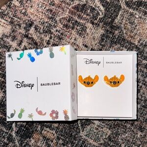 NWT BaubleBar Pumpkin Stitch Earrings